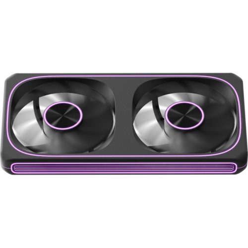 Вентилятор для корпуса Formula Air Fusion 2 ARGB 240х120x28 черный 4-pin (AIR FUSION 2 BK) Ret
