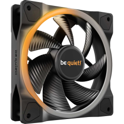 Кулер для корпуса/ Case Cooler be quiet! LIGHT WINGS 120mm PWM (120x120x25mm, 4-pin PWM, ARGB, 41.5CFM, 20.6dBA, 1700RPM, Black)