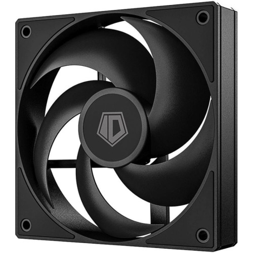 Кулер для корпуса/ Case Cooler ID-COOLING AS-140-K (140x140x25mm, 4-pin PWM, 72.2CFM, 24.9dBA, 1800RPM, Black)