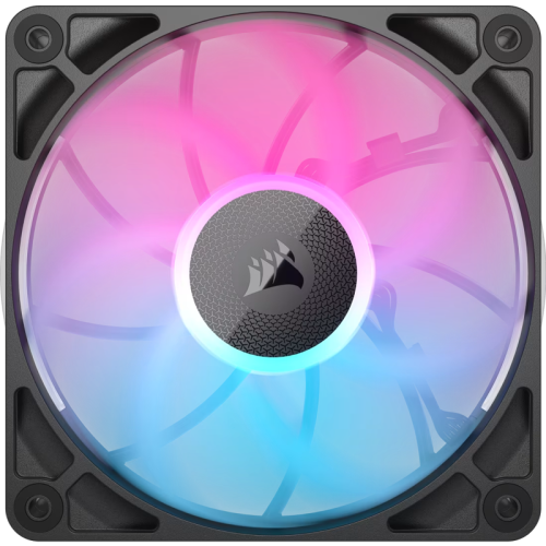Кулер для корпуса/ Case Cooler Corsair iCUE LINK RX120 MAX RGB (120x120x30mm, 4-pin PWM, RGB, 71.3CFM, 29.5dBA, 2000RPM, Black, 3pcs)