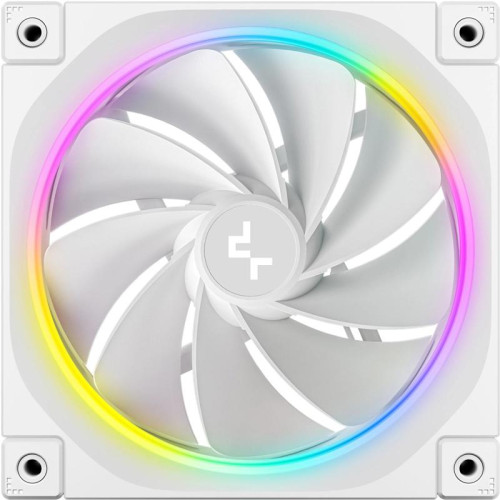 Вентилятор для корпуса Deepcool FL12R Wh Reverse ARGB 120х120x25 белый 4-pin 33.9дБ (R-FL12R-WHAPN1-G) Ret