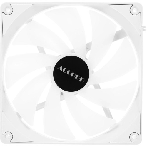 Вентилятор для корпуса Accord ACC-C14 ARGB 140х140x25 белый 3-pin 26дБ (ACC-C14 ARGB WHITE) brown box