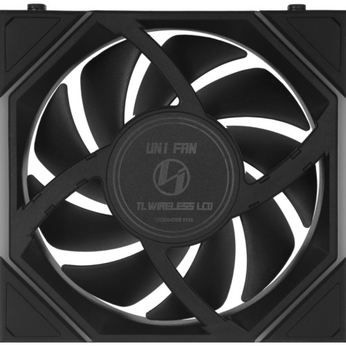 Вентилятор для корпуса Lian-Li Uni Fan TL Wireless LCD 120 LCD Reverse ARGB 120х124.5x28 черный 4-pin 31дБ (G99.12RTLLCD1W1B.R0) Ret