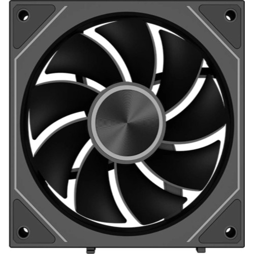 Кулер для корпуса/ Case Cooler PCCooler F3 X120R ARGB BK Reverse (120x120x25mm, 4-pin PWM, ARGB, 54CFM, 28.4dBA, 1800RPM, Black)