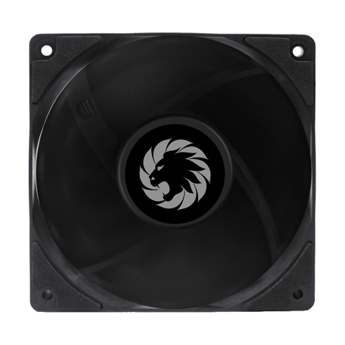 Кулер для корпуса ПК/ Gamemax GMX-WFBK-BK, 12CM black fan, black blade, 3pin+4Pin connector Кулер для корпуса ПК/ Gamemax GMX-WFBK-BK, 12CM black fan, black blade, 3pin+4Pin connector