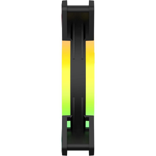 Вентилятор для корпуса GMNG GG-CF120ARGB2-PWMBK ARGB 120х120x25 черный 4-pin 28дБ Ret [GG-CF120ARGB2-PWMBK]