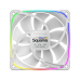 Вентилятор корпусный/ Case Cooler Geometric Future Squama 2503RW-12 Reverse (120x120x25mm, 4-pin PWM, ARGB, 57.67CFM, 29.87dBA, 1500RPM, White)