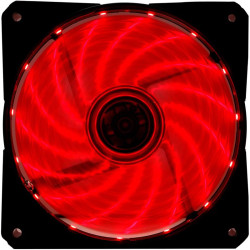Вентилятор для корпуса Digma DFAN-LED-RED RGB 120х120x25 черный 3-pin 4-pin (Molex) 23дБ Ret [DFAN-LED-RED]