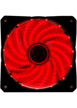 Вентилятор для корпуса Digma DFAN-LED-RED RGB 120х120x25 черный 3-pin 4-pin (Molex) 23дБ Ret [DFAN-LED-RED]