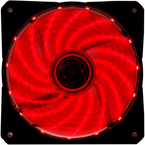 Вентилятор для корпуса Digma DFAN-LED-RED RGB 120х120x25 черный 3-pin 4-pin (Molex) 23дБ Ret [DFAN-LED-RED]