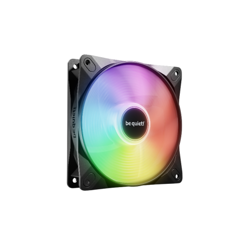 Кулер для корпуса/ Case Cooler be quiet! LIGHT WINGS LX 120mm PWM Reverse (120x120x25mm, 4-pin PWM, ARGB, 48.8CFM, 28.5dBA, 1500RPM, Black)