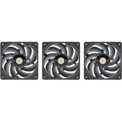 Вентилятор для корпуса Thermaltake Toughfan EX12 Pro Reverse 120х120x25 черный 4-pin 29.8дБ (упак.:3шт) (CL-F171-PL12BL-A) Ret [CL-F171-PL12BL-A]
