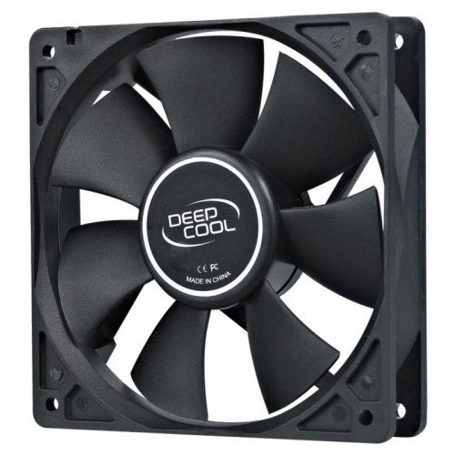 Вентилятор для корпуса Deepcool XFan 120 120х120x25 черный 3-pin 4-pin (Molex) 24дБ (DP-FDC-XF120) Ret [DP-FDC-XF120]