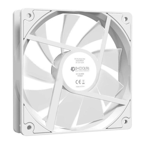 Вентилятор для корпуса ID-Cooling XF-120 ARGB 120х120x25 белый 4-pin 30.5дБ (XF-120-ARGB-W) Ret [XF-120-ARGB-W]