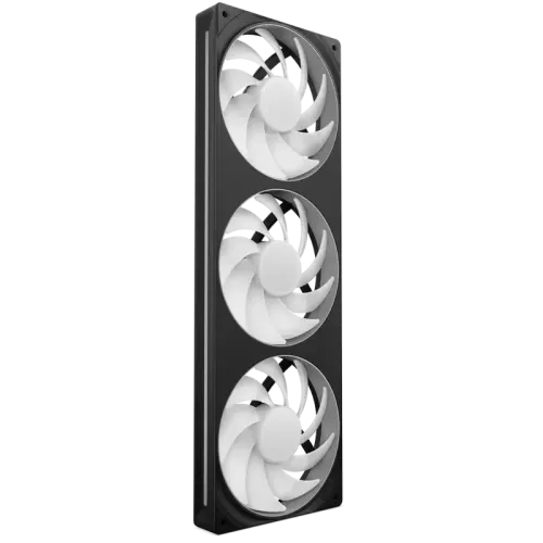 Кулер для корпуса ПК/ Case Cooler NZXT F360 RGB Core (120x120x25mm, 4-pin PWM, RGB, 75.12CFM, 30dBA, 2400RPM, Black, Single-Frame RGB Fan Unit)