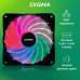 Вентилятор для корпуса Digma DFAN-FRGB2 RGB 120х120x25 черный 3-pin 4-pin (Molex) 23дБ Ret [DFAN-FRGB2]