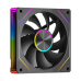 Кулер для корпуса/ Case Cooler PCCooler FG120 ARGB BK (120x120x25mm, 4-pin PWM, ARGB, 54CFM, 28.4dBA, 1800RPM, Black)