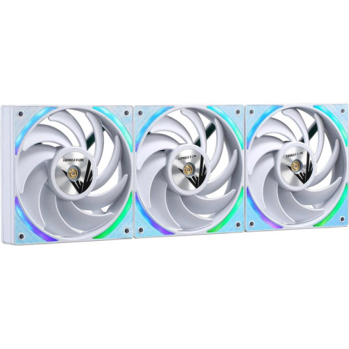 Вентилятор для корпуса Formula Air Bridge Plus ARGB 120х120x25 белый 4-pin 27.2дБ (упак.:3шт) (AIR BRIDGE PLUS WH) Ret [AIR BRIDGE PLUS WH]