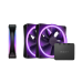 Кулер для корпуса ПК/ Case Cooler NZXT F120 RGB DUO Triple Pack (120x120x25mm, 4-pin PWM, RGB, 48.58CFM, 29dBA, 1800RPM, White, 3pcs)