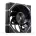 Кулер для корпуса/ Case Cooler JONSBO HF2-120BR Reverse (120x120x25mm, 4-pin PWM, ARGB, 63.3CFM, 29.5dBA, 2200RPM, Black)