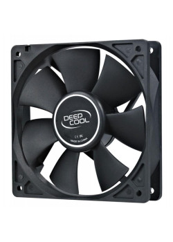 Вентилятор для корпуса Deepcool XFan 120 120х120x25 черный 3-pin 4-pin (Molex) 24дБ (DP-FDC-XF120) Ret [DP-FDC-XF120]