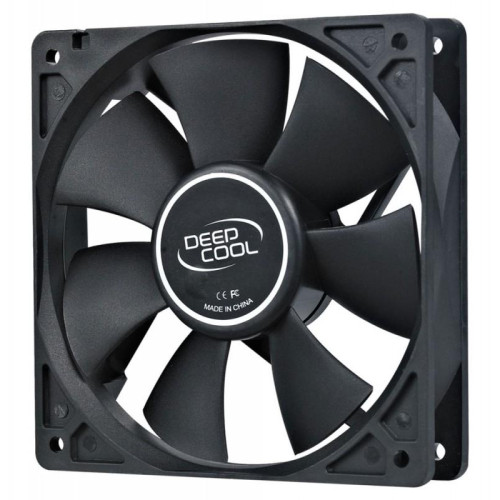 Вентилятор для корпуса Deepcool XFan 120 120х120x25 черный 3-pin 4-pin (Molex) 24дБ (DP-FDC-XF120) Ret [DP-FDC-XF120]