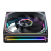 Кулер для корпуса/ Case Cooler JONSBO ZA-120BR Reverse (120x120x28mm, 4-pin PWM, ARGB, 62.4CFM, 37.3dBA, 2400RPM, Black)