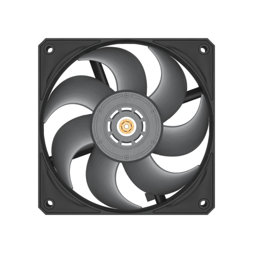 Кулер для корпуса/ Case Cooler PCCooler F9 R120 BK (120x120x30mm, 4-pin PWM, 114CFM, 42.7dBA, 3000RPM, Black)