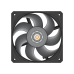Кулер для корпуса/ Case Cooler PCCooler F9 R120 BK (120x120x30mm, 4-pin PWM, 114CFM, 42.7dBA, 3000RPM, Black)