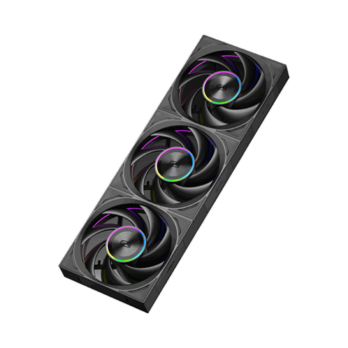 Кулер для корпуса/ Case Cooler PCCooler F7 X120 ARGB BK (120x120x28mm, 4-pin PWM, ARGB, 83CFM, 33.1dBA, 3000RPM, Black)