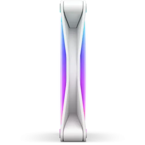 Кулер для корпуса ПК/ Case Cooler NZXT F140 RGB Duo (140x140x25mm, 4-pin PWM, RGB, 84.75CFM, 36dBA, 1800RPM, White)