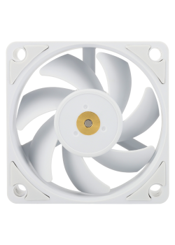 Кулер для корпуса/ Case Cooler Thermalright TL-B6W (60x60x25mm, 4-pin PWM, 16.17CFM, 20.17dBA, 3200RPM, White)