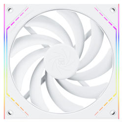 Кулер для корпуса/ Case Cooler Thermalright TL-M14W (140x144x25mm, 4-pin PWM, ARGB, 88.75CFM, 23.7dBA, 1500RPM, White)