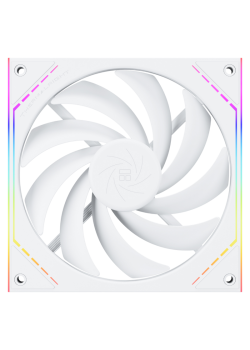 Кулер для корпуса/ Case Cooler Thermalright TL-M14W (140x144x25mm, 4-pin PWM, ARGB, 88.75CFM, 23.7dBA, 1500RPM, White)