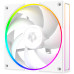 Кулер для корпуса/ Case Cooler ID-COOLING AF-127-ARGB-W (120x120x27mm, 4-pin PWM, ARGB, 78CFM, 29.9dBA, 2000RPM, White)