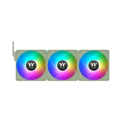 Вентилятор для корпуса Thermaltake CT120 EX Sync Matcha ARGB 120х120x25 зеленый 4-pin 28.5дБ (упак.:3шт) (CL-F196-PL12MG-A) Ret [CL-F196-PL12MG-A]