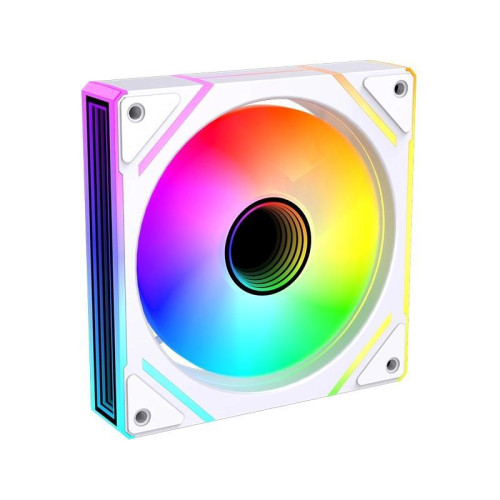 Вентилятор для корпуса Bloody BD-CF120ARGB2 LCD ARGB 120х120x25 белый 4-pin 26дБ (BD-CF120ARGB2-WH) Ret