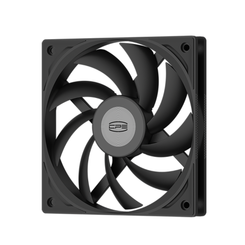 Кулер для корпуса/ Case Cooler PCCooler F5 R12015 BK (120x120x15mm, 4-pin PWM, 68CFM, 35dBA, 2200RPM, Black)