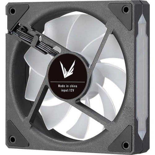 Вентилятор для корпуса Formula Floe 12BK ARPW ARGB 120х120x25 черный 4-pin 26.8дБ Ret [FLOE 12BK ARPW]