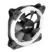 вентилятор для корпуса/ Single ring, RGB fan HIPER HCF1251-03, 120*120*25mm (38.5CFM, 1200RPM, 3+4PIN)