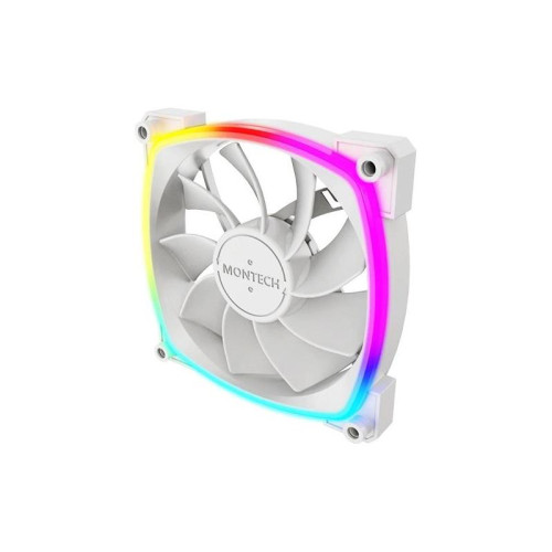 Вентилятор для корпуса Montech RX120 Reverse ARGB 120х120x25 белый 4-pin 27дБ (RX120 PWM WHITE) Ret [RX120 PWM WHITE]