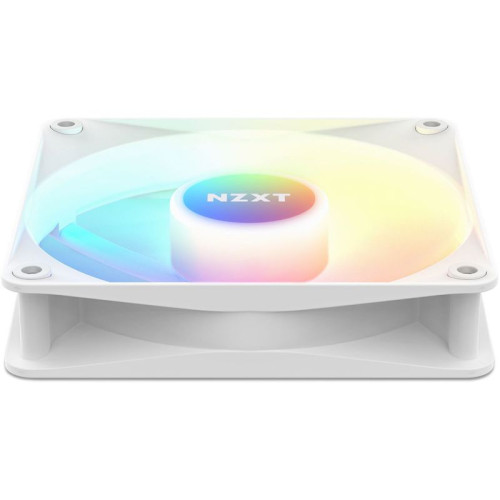 Кулер для корпуса ПК/ Case Cooler NZXT F120 RGB Core (120x120x25mm, 4-pin PWM, RGB, 78.86CFM, 33.88dBA, 1800RPM, White)