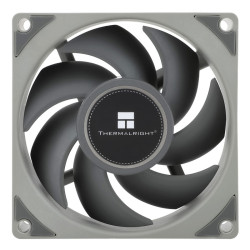 Кулер для корпуса/ Case Cooler Thermalright TL-B8 (80x80x25mm, 4-pin PWM, 34CFM, 24dBA, 2200RPM, Grey)