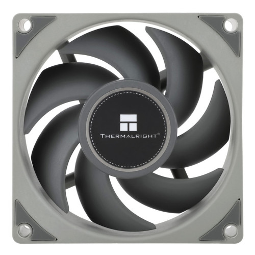 Кулер для корпуса/ Case Cooler Thermalright TL-B8 (80x80x25mm, 4-pin PWM, 34CFM, 24dBA, 2200RPM, Grey)