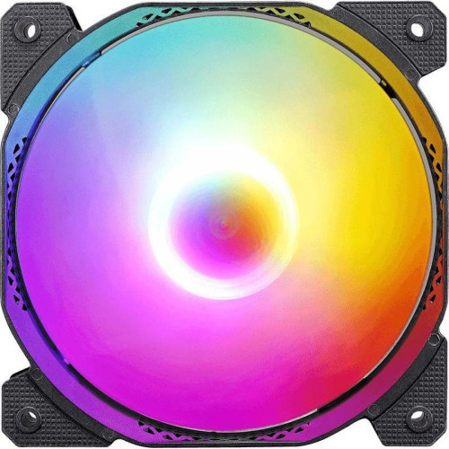 Вентилятор для корпуса Formula Cosmic 14BK FR RGB 140х140x25 черный 3-pin 4-pin (Molex) 22.3дБ Ret