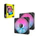 Кулер для корпуса/ Case Cooler Corsair iCUE LINK RX140 RGB (140x140x25mm, 4-pin PWM, RGB, 94.7CFM, 36dBA, 1700RPM, Black, 2pcs)