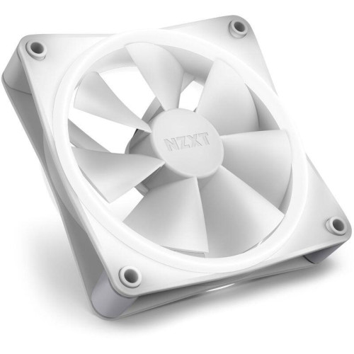 Комплект кулеров для корпуса ПК/ Case Cooler NZXT F120 RGB DUO Triple Pack (120x120x25mm, 4-pin PWM, RGB, 48.58CFM, 29dBA, 1800RPM, White, 3pcs)