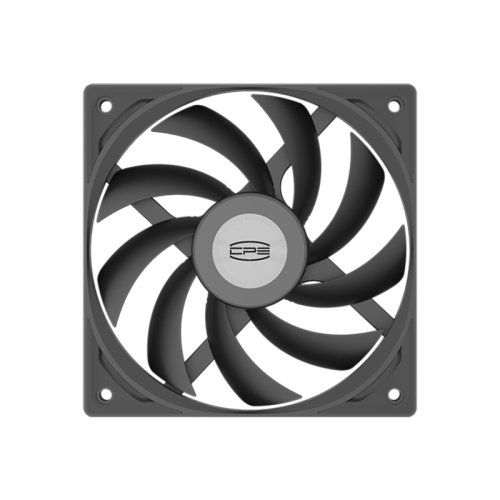 Кулер для корпуса/ Case Cooler PCCooler F5 R12015 BK (120x120x15mm, 4-pin PWM, 68CFM, 35dBA, 2200RPM, Black)