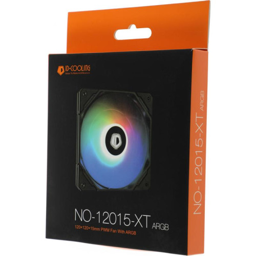 Вентилятор для корпуса ID-Cooling NO-12015-XT ARGB 120х120x15 черный 4-pin 31дБ (NO-12015-XT ARGB) Ret [NO-12015-XT ARGB]