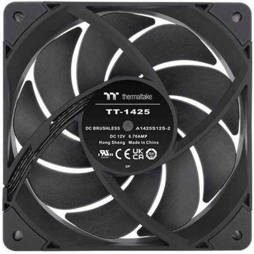Вентилятор для корпуса Thermaltake TOUGHFAN 14 Pro 140х140x25 черный 4-pin 31.6дБ (CL-F140-PL14BL-A) Ret [CL-F140-PL14BL-A]